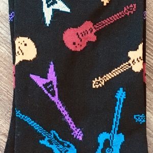 Bugatchi Underwear & Socks - BUGATCHI Multi Color Guitar Print Sock NWT Bugatchi Underwear & Socks - BUGATCHI Multi Color Guitar Print Sock NWT